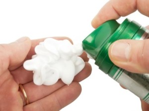 shaving foam aerosol